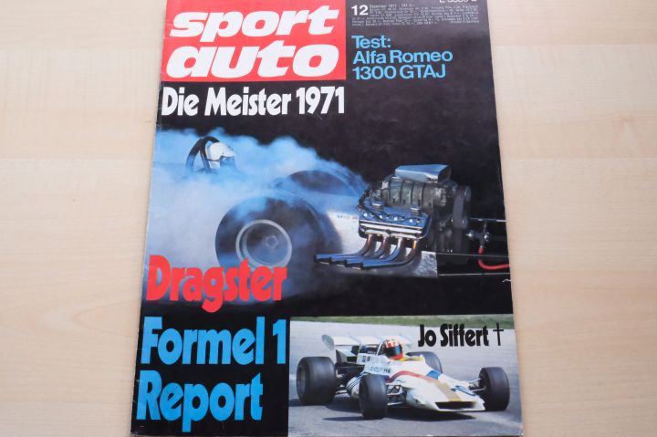 Deckblatt Sport Auto (12/1971)